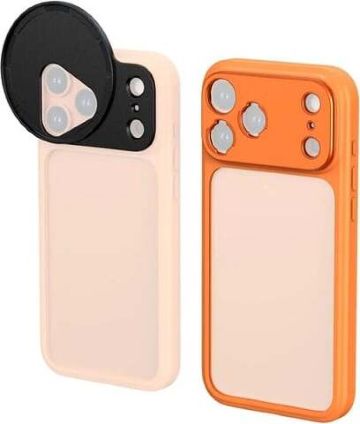 5795 FilMov Lightweight Photography Bumper Case for iPhone 17 Pro Max (Orange)
