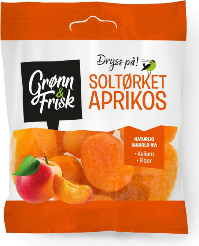 Aprikoser Myke, naturlig søte, soltørkede aprikoser! Perfekt i bakst, som snacks eller på kornblanding. Naturlig innhold av kalium og fiber. Uten tilsatt sukker.