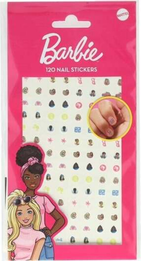 Nail stickers Barbie 120 pcs.