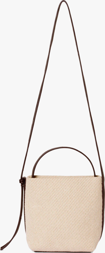 Structure Twill Bag - Beige - Dame - Vesker - Crossbody bag