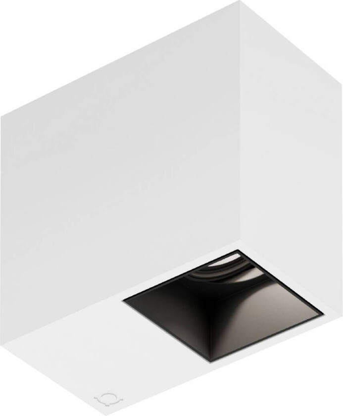 WEVER & DUCRÉ LED-downlight Plano 1.0 hvit/svart 927 dimbar