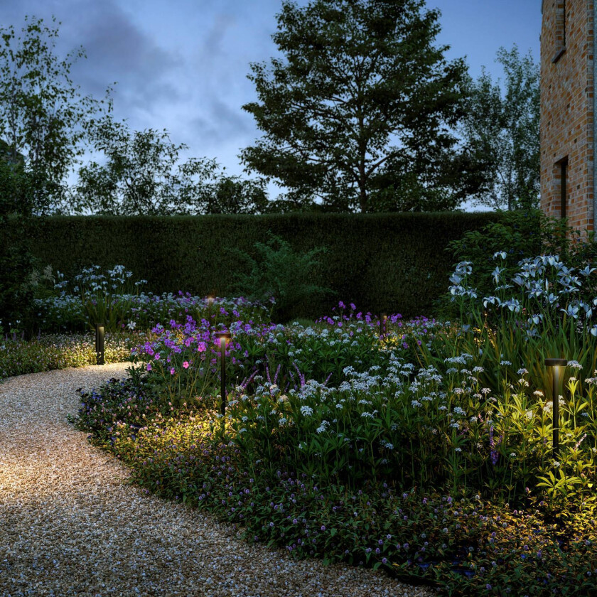 WEVER & DUCRÉ & LED-lampe med jordspyd Pola 2.0 antrasitt 927 IP65