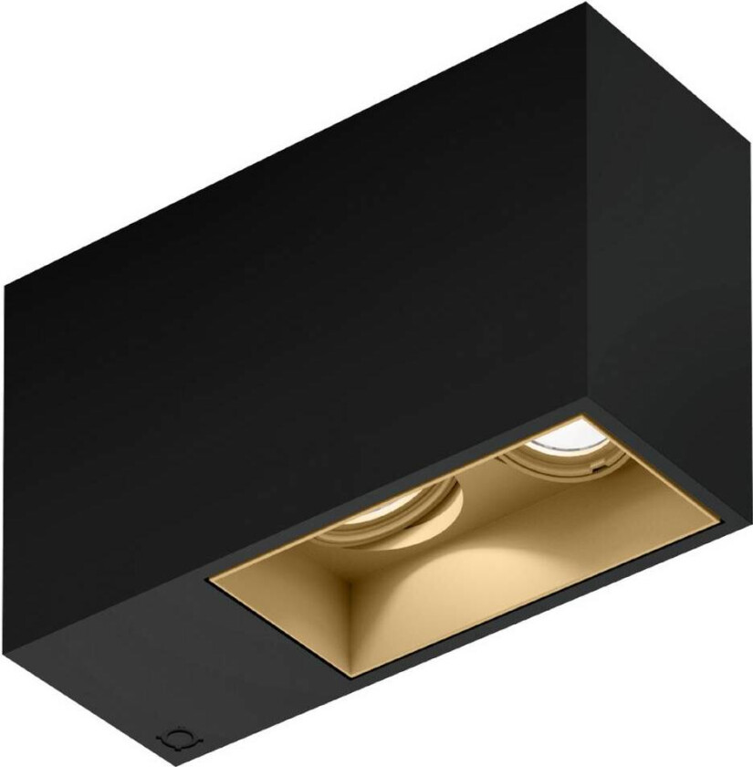 WEVER & DUCRÉ LED-downlight Plano 2.0 svart/beige dimbar