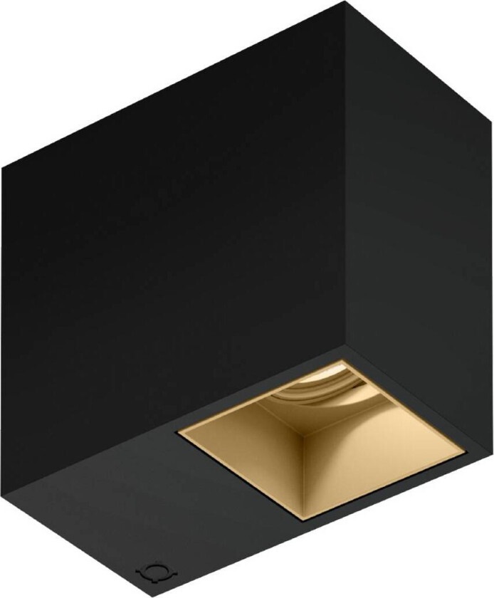 WEVER & DUCRÉ LED-downlight Plano 1.0 svart/beige 927 dimbar