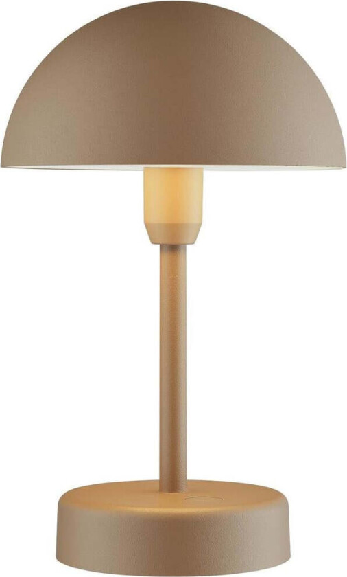 Ellen To-Go oppladbar bordlampe IP44 - Brun
