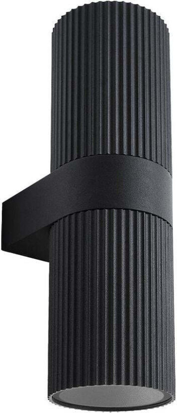 Kyklop Maxi vegglampe utendørs opp/ned IP54 GU10 - Svart