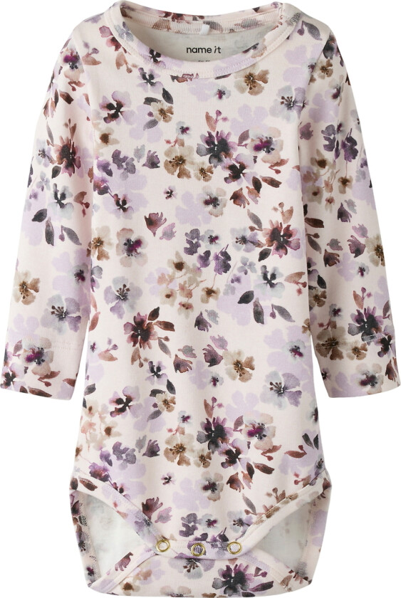 Body I/e - NbfKayla - Kalsitt/Grape Kompott/Handlepose - - 74 - Langermet Body