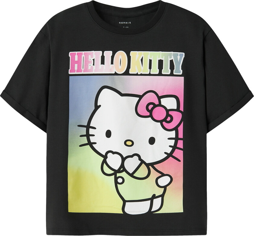 T-skjorte - NkfForma - Hello Kitty - Svart - - 6 år (116) - T-skjorte