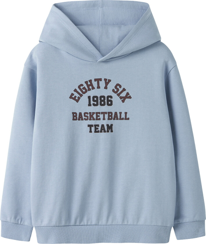 Hettegenser - Svette - NkmDiket - Blue Tåke - - 7-8 år (122-128) - Hettegenser