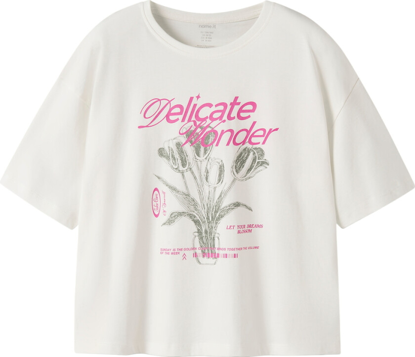 T-skjorte - NkfVeen - Cloud Danser/Blomster - - 6 år (116) - T-skjorte