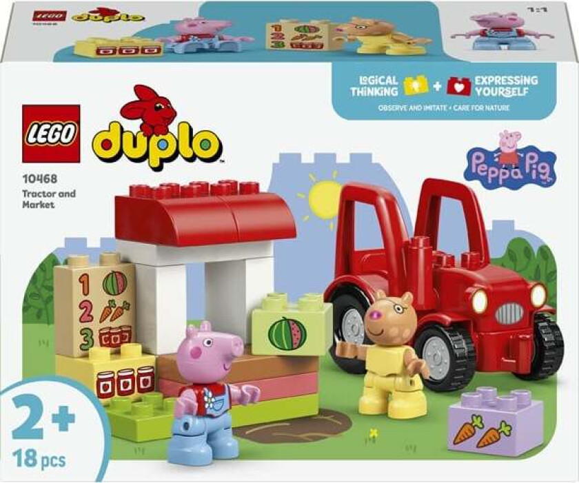 DUPLO 10468 Traktor og marked