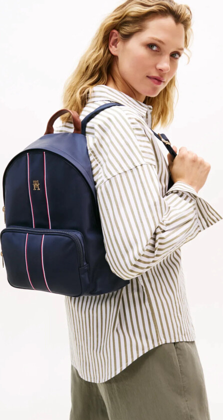 Popette Dome Backpack Corp - Navy - ONE SIZE
