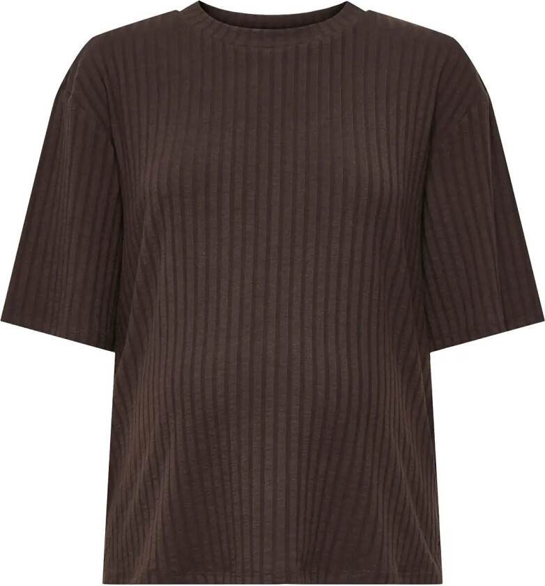 Olmviola S/S Top Jrs - Brown - L
