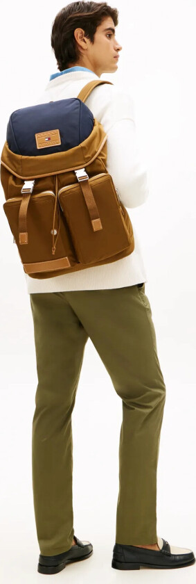 Th Casual Flag Backpack - Brown - ONE SIZE