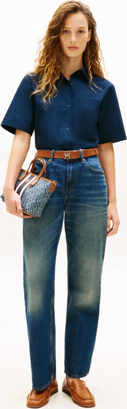 Th Monoplay Mini Tote Stripe Le - Blue - ONE SIZE