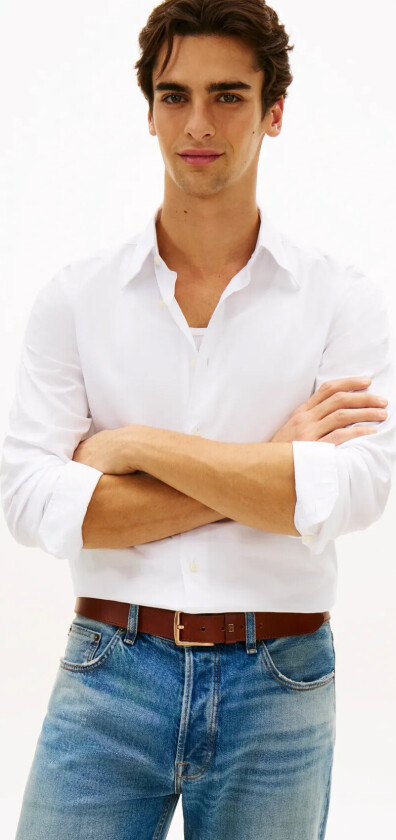 Dc Flex Collar Bd Twill Shirt - White - R/46