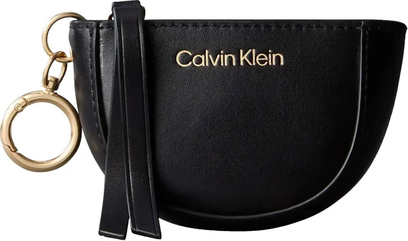 Ck Embossed Mini Pouch Bag Charm - Black - ONE SIZE