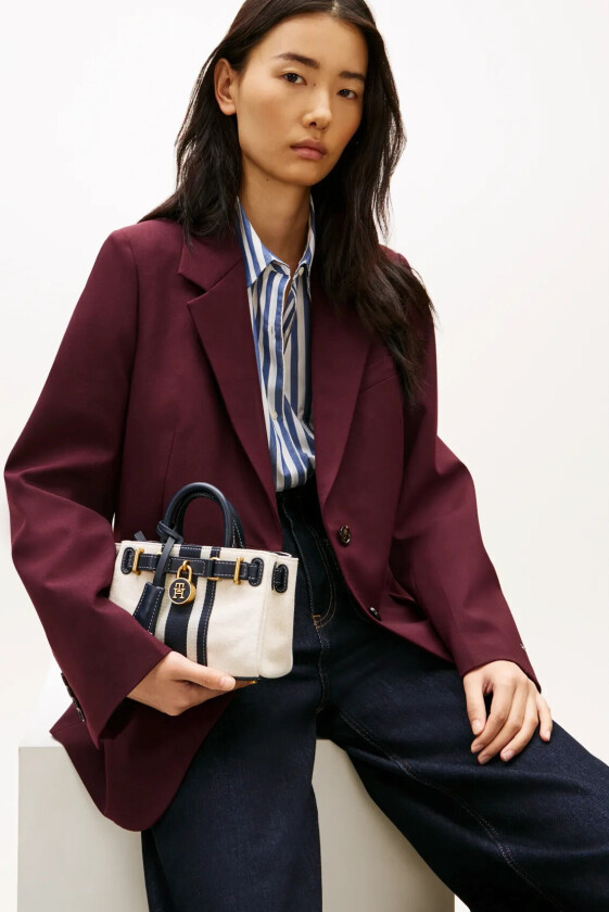 American Icon Micro Tote Canvas - Navy - ONE SIZE