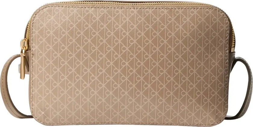 Emblem Aop Elongated Camera Bag - Beige - ONE SIZE