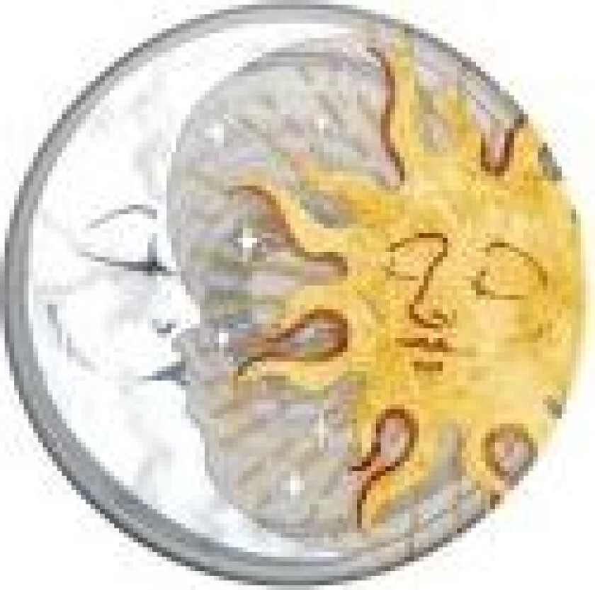 Sun and Moon, Grep, Gull, Sølv, Gjennomsiktig, Metall, Universell, 38,8 mm, 38,8 mm