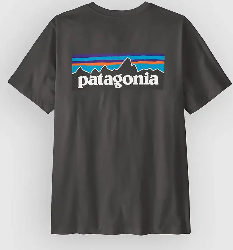 P-6 Logo T-skjorte svart