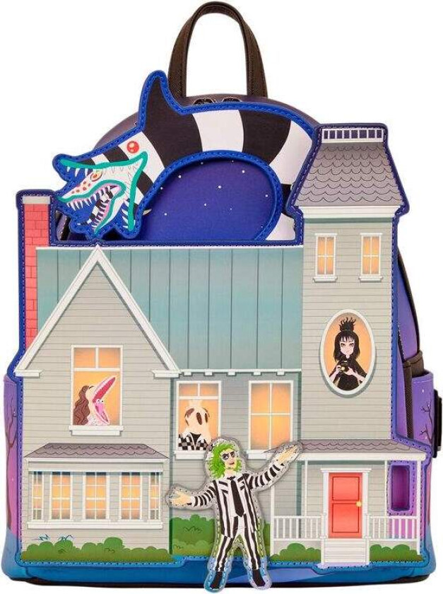 Loungefly Beetlejuice-ryggsekk 26 cm