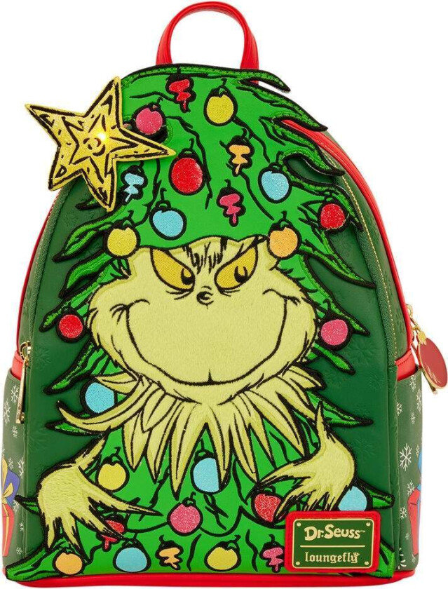 Grinchen Dr. Seuss Holiday-ryggsekk 26 cm