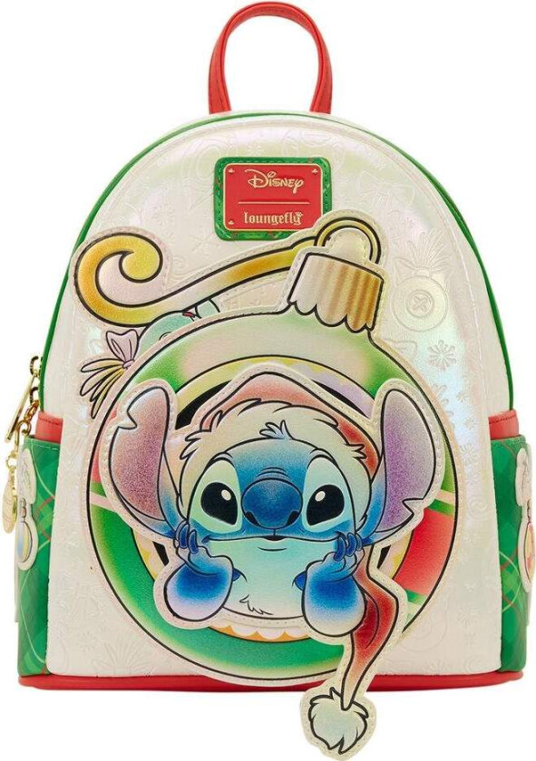 Loungefly Disney Stitch Holiday-ryggsekk 26 cm