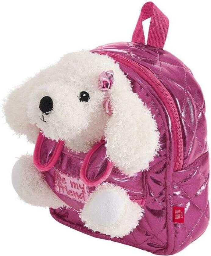 Ryggsekk + plysjhund Didi 27 cm