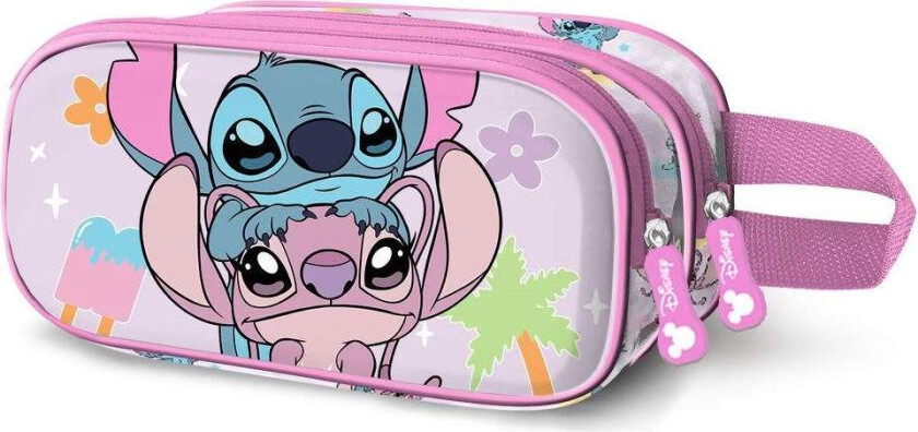 Disney Stitch & Angel Couple 3D-pennal