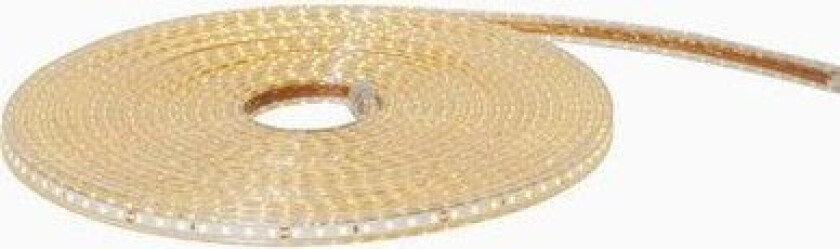 Flat lyskjede for utendørs bruk, 10 m med varmhvite LED