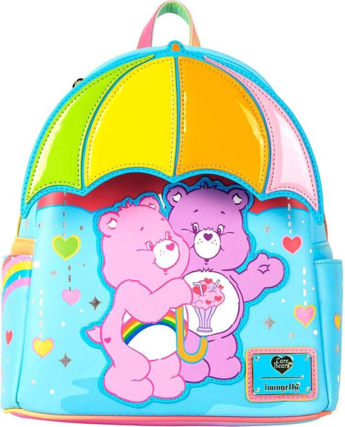 Loungefly Care Bears Rainbow-ryggsekk 26 cm