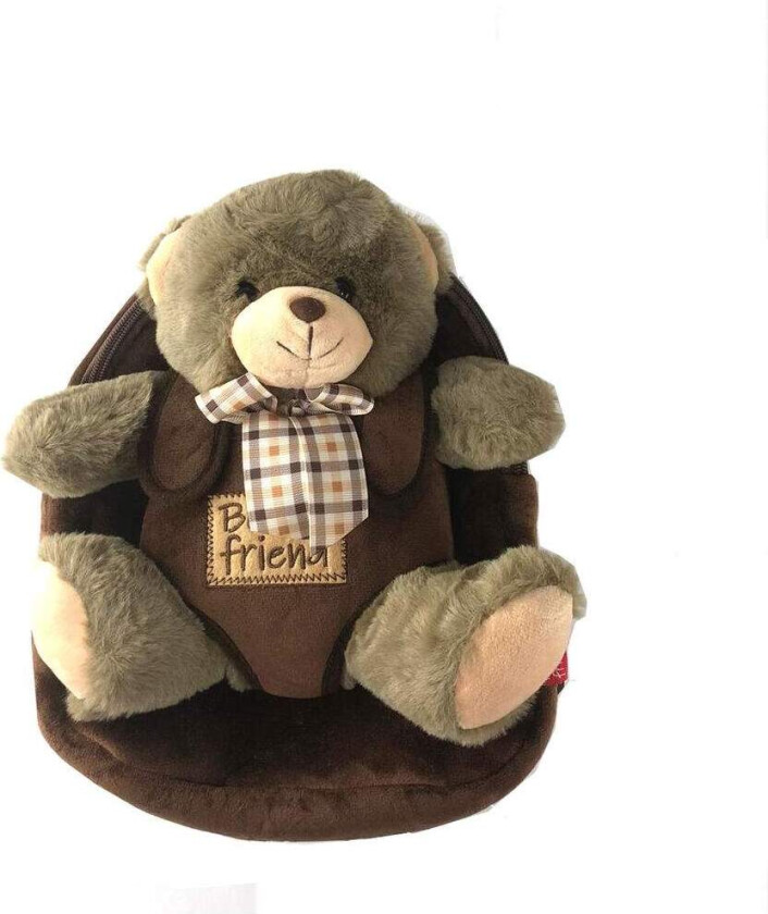 Bjørne Tommy-ryggsekk med plysjleker 26 cm