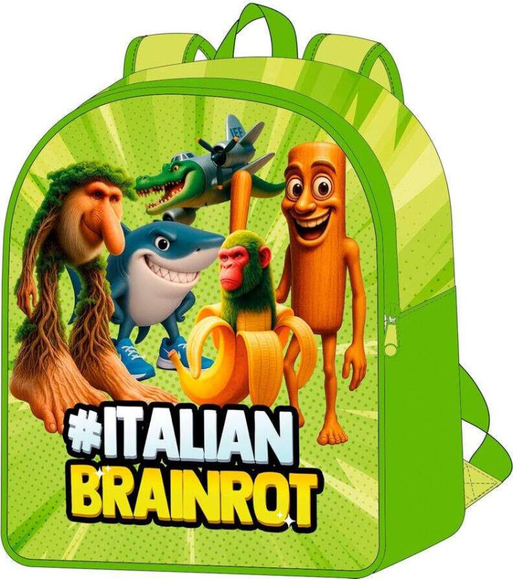 Italiensk Brainrot-ryggsekk 28 cm