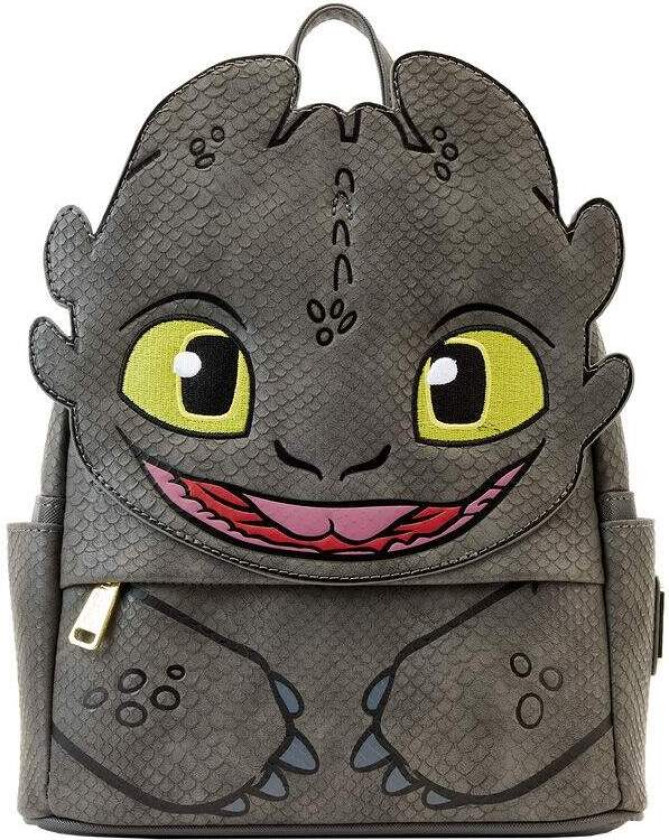 Loungefly Dragetreneren Tannløs ryggsekk 25 cm