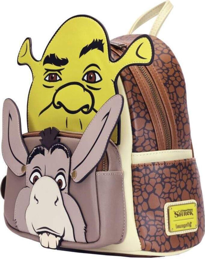 Loungefly Shrek - Shrek & Donkey-ryggsekk 31 cm