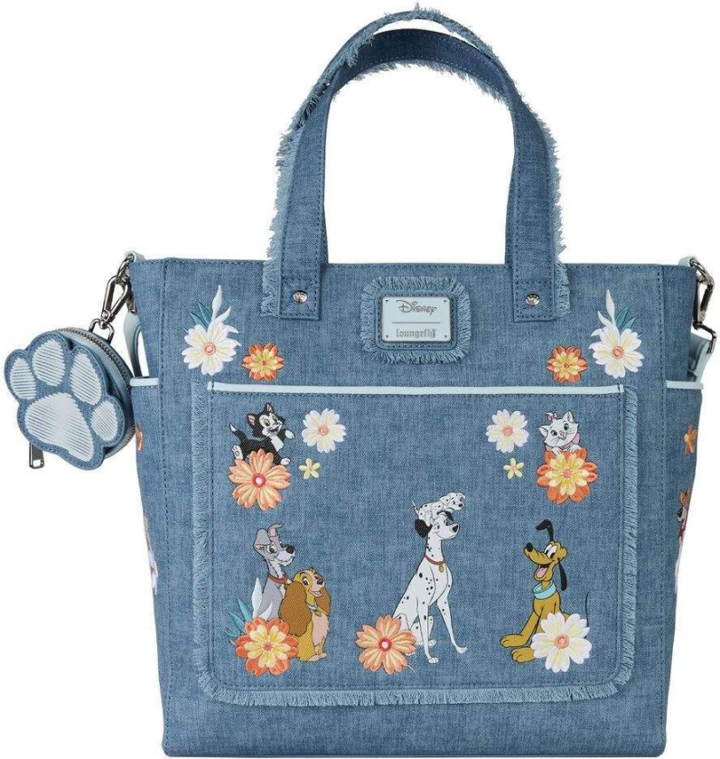 Loungefly Disney Denim Ryggsekk, veske + veske