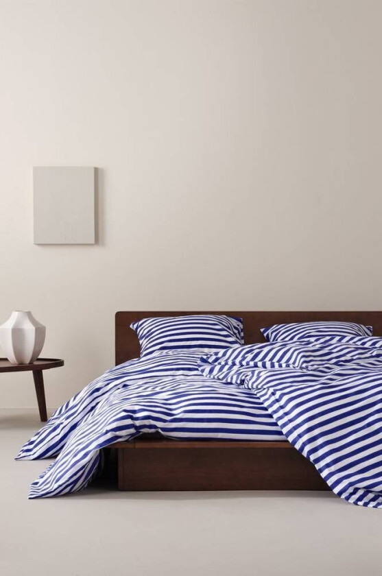 dynetrekk Klar blå/hvit