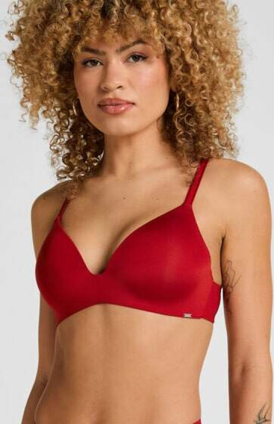 Vattert bh uten bøyle Mona Rød