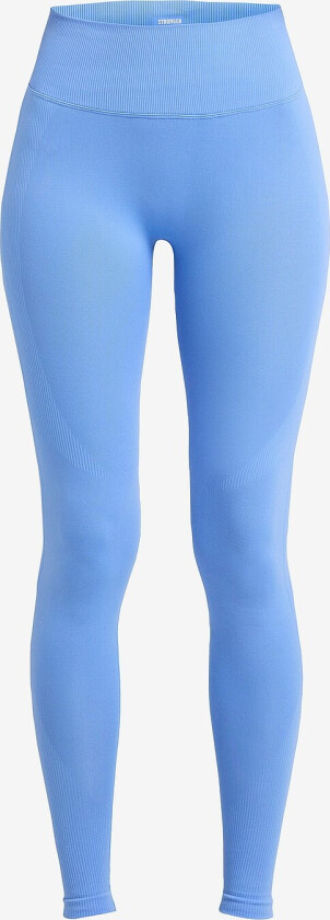 Treningstights Seamless Contour Scrunch Leggings - Blå