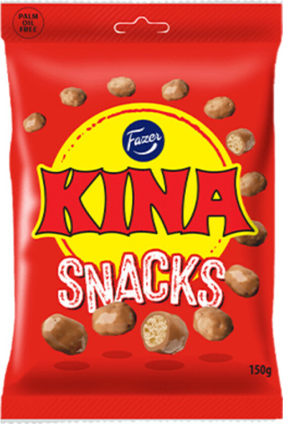 Kina Snacks Kina snacks er en kjent klassiker og et perfekt snackingprodukt til deling. Uten palmeolje