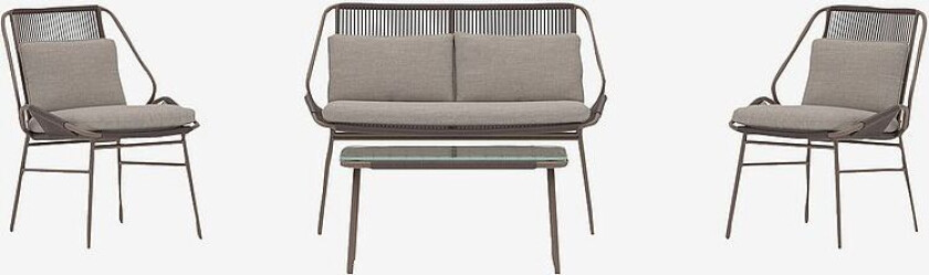 Zakynthos Sofasett, Brun