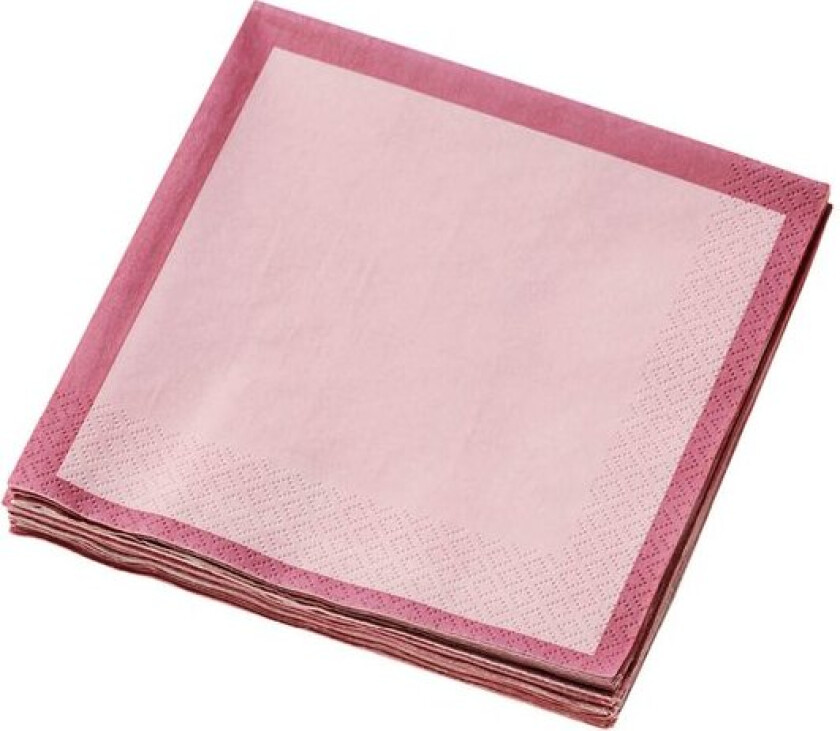 Iittala serviett 33x33 cm 20 stk pink/rose