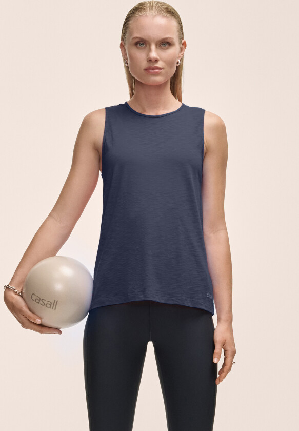 Casall Women's Soft Texture Tank Core Blue
