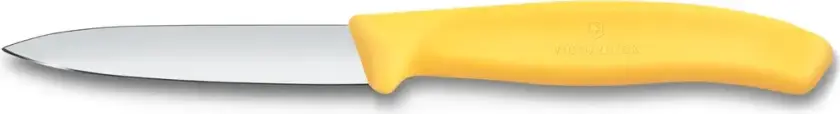Swiss Classic skrellekniv 8 cm Gul