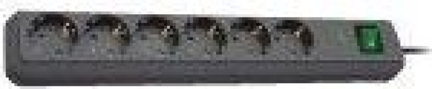 Bilde av brennenstuhl Overspenning Beskyttet Forlengelse Stikkontakt Eco-Line 6-Vei1.50 m - Beskyttende Kontakt