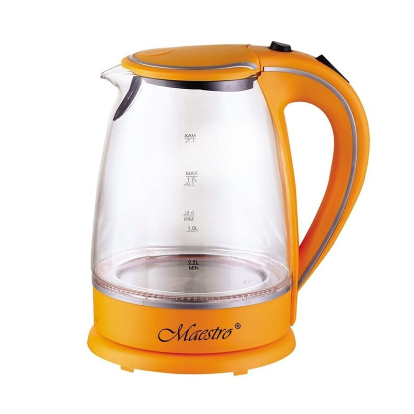 Kettle Feel Maestro MR-064 Oransje gjennomsiktig glass 2000 W 1,7 L