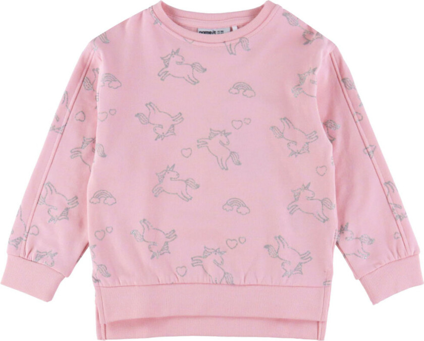 Collegegenser - NmfBirky - Orchid Pink - - 6 år (116) - Collegegenser