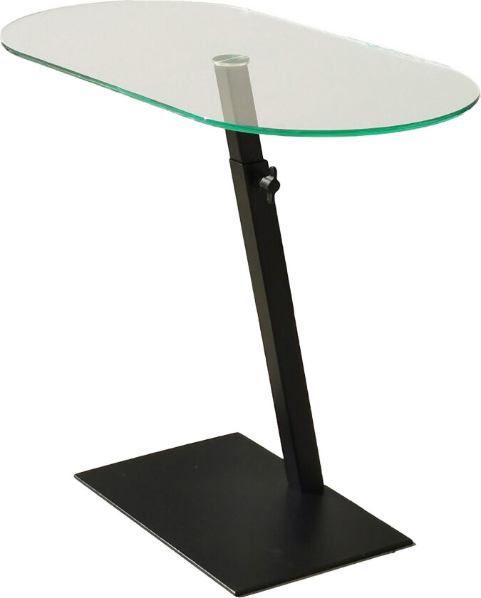 Puntoz Sofabord 70x35x70 cm Oval - Svart