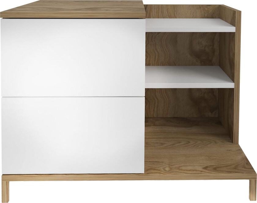 Rinorea Nattbord 72x60 cm - Hvit